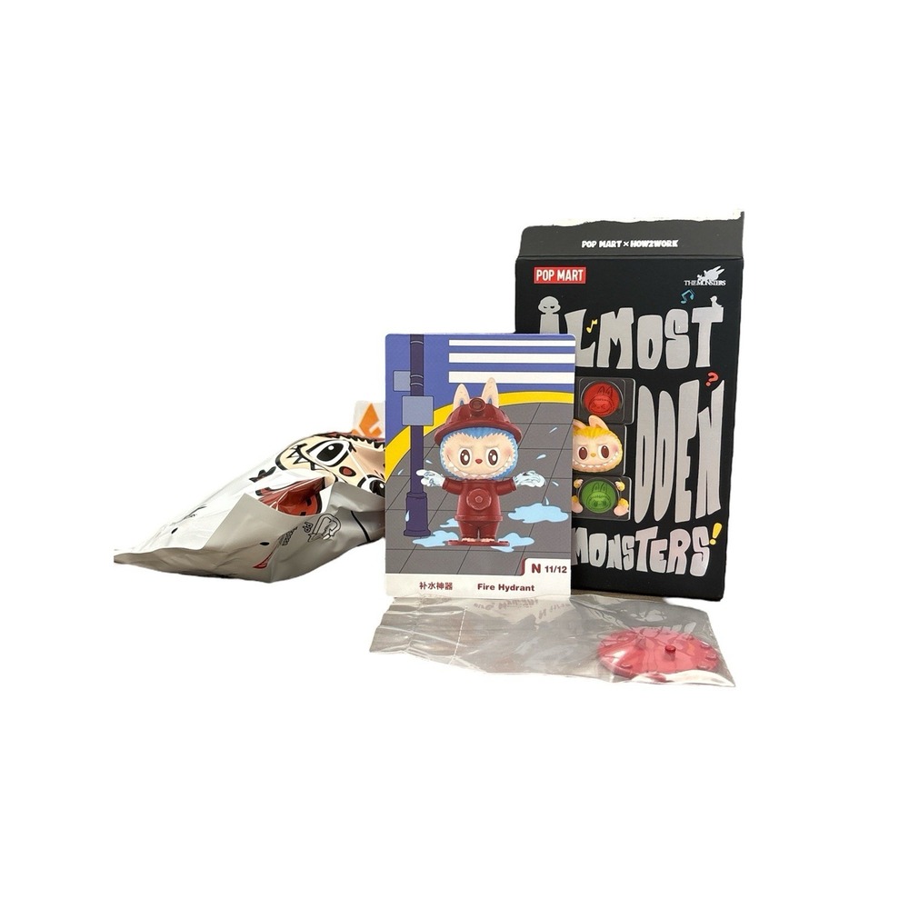 POP MART Labubu The Monsters Almost‎ Hidden Series "Fire Hydrant" - AUTHENTIC